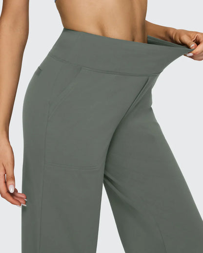 Loose Wide Leg Yoga Pants Business Casual
