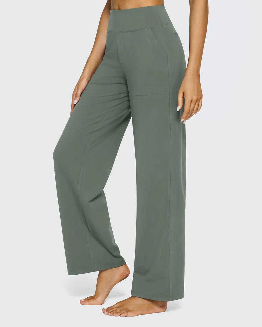 Loose Wide Leg Yoga Pants Business Casual