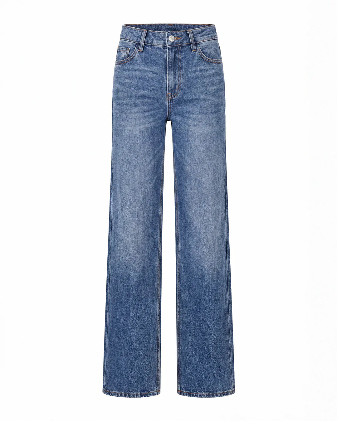 Mid-Low Rise Wide Leg Jeans