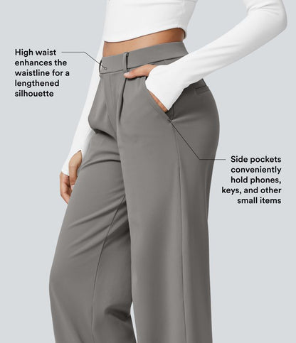 EVON™ High Waisted Straight Leg Quick Dry Workout Pants