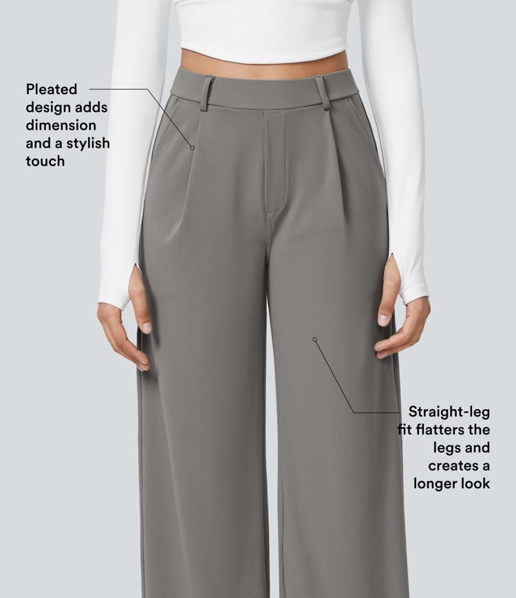 EVON™ High Waisted Straight Leg Quick Dry Workout Pants