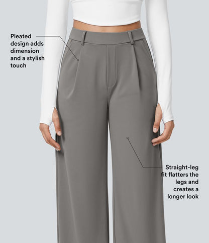EVON™ High Waisted Straight Leg Quick Dry Workout Pants