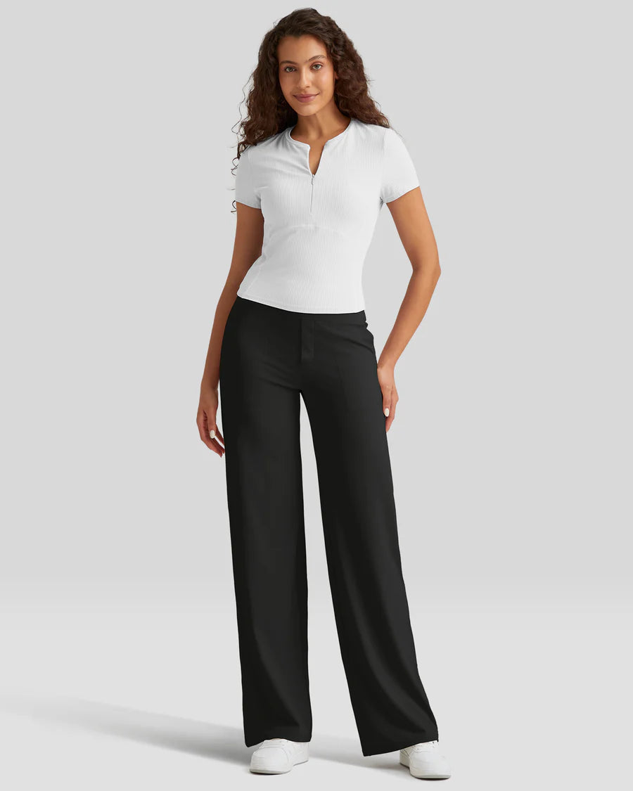 Loose Wide Leg Yoga Pants Business Casual