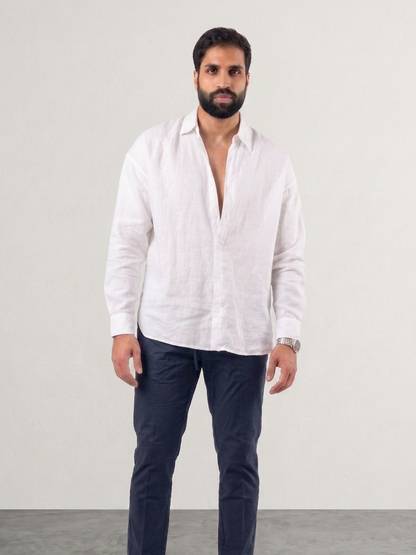 OVERSIZED  100% LINEN SHIRT