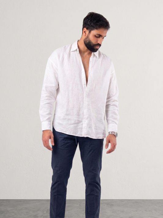 OVERSIZED  100% LINEN SHIRT