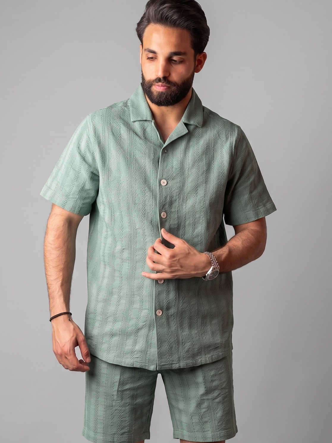 Elite Woven Button-Up Shirt